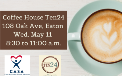 May 11- Coffee with CASA at Ten24 in Eaton